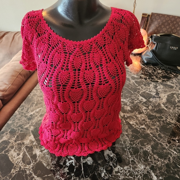Handmade Crochet Top - Picture 3 of 3